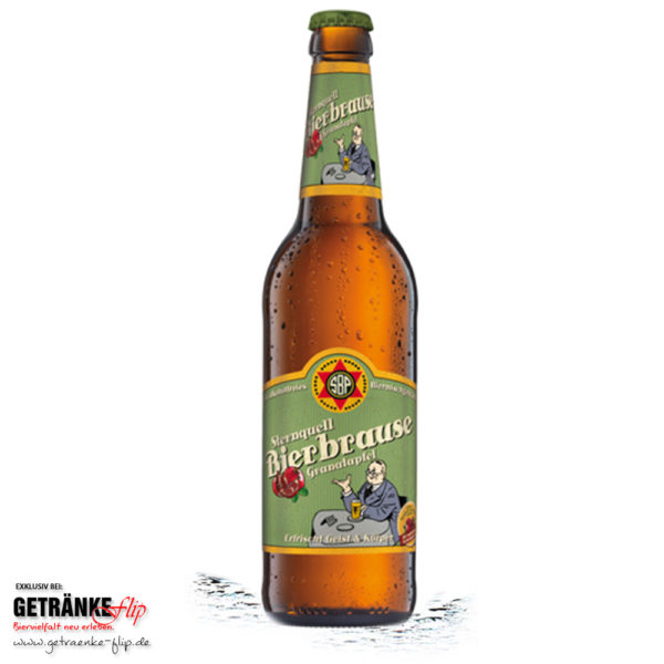 Sternquell-Brauerei Bierbrause Granatapfel (Produktbild #GetraenkeFlip)